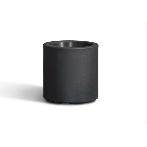 Vaso Cilindro Fenice in resina da 40cm Elbi vari colori - Colore: Antracite