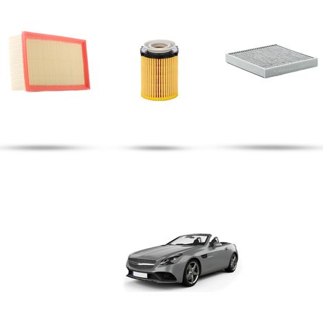 Kit tagliando 3 filtri compatibile con Mercedes Classe SLC (R172) 180 115kw Dal 2016 (1/4)