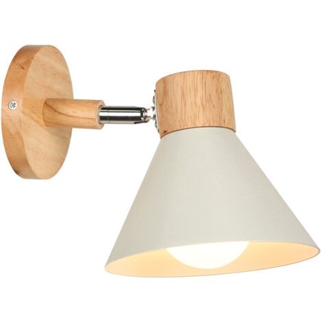 royaluxe- Applique murale rétro en métal E27 – Lampe murale vintage 17x12cm – Peinture antirouille – Pour salon, chambre, salle de bain – Norcks (1/5)