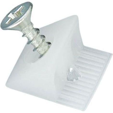 Lot de 50 équerres de fixation d'angle pour meubles avec vis et supports de tiroir pour tiroirs affaissés (1/5)
