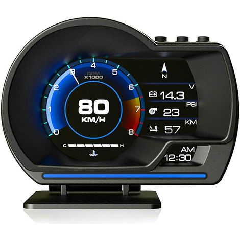 A500 GPS HUD Affichage tête haute OBD Compteur de vitesse universel (1/5)