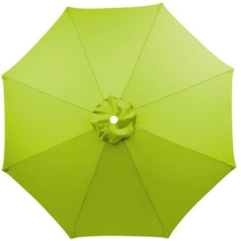 Toile de rechange pour parasols - - Polyester - Vert - 2,7 mètres - Couleurs multiples