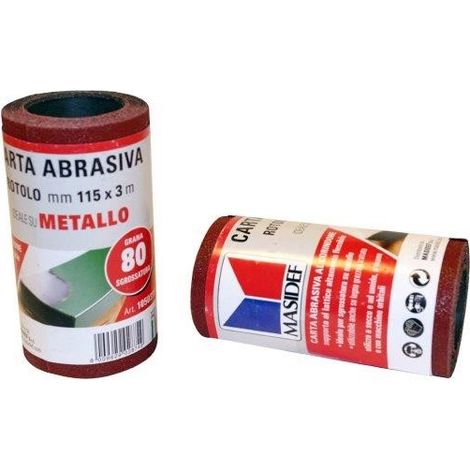 ROTOLO CARTA ABRASIVA PER METALLO GRANA 240