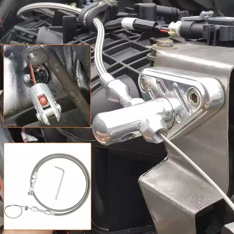 36-inch braided throttle cable kit for 1997-2007 Chevrolet models. (1/4)