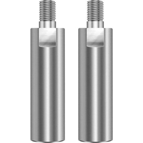 Pair Tige d'extension rotative en acier pour meuleuse d'angle - Tige de connexion - Accessoire pour polisseuse de voiture