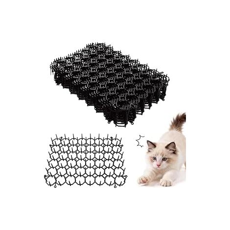 Tapis Anti Chat,Repulsif Chat Exterieur,Tapis de Dissuasion répulsif pour Chat Chien Animal,Grille Dissuasive pour Jardin,Canapé et Plantes,Barrière Intérieur/Extérieur,15×20 cm (1/5)