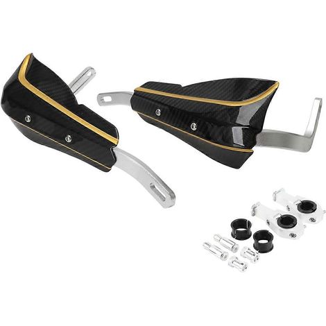 Protège-mains universels en fibre de carbone pour motos (1/5)
