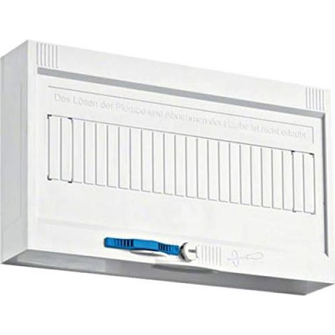 HAGER ZU62EA ABDECKUNG, UNIVERS Z, 150MM, GESCHLOSSEN, PLOMBIERBAR, FÜR RAUM FÜR EHZ-ANWENDUNG