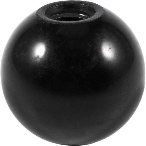 Bouton de levier à bille de remplacement en bakélite noire de 35 mm de diamètre (1/4)