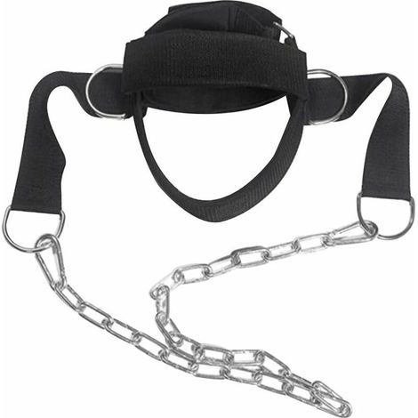 Sports Haltérophilie au Cou, Ceinture de Cou de Harnais de tête de Force, Exercice de Musculation Gym Fitness Fitness Weight, Améliore la Force Musculaire (1/5)