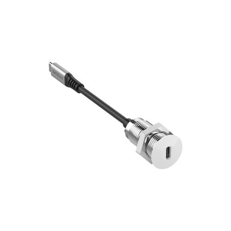 Cavo USB-C 3.2 Gen 2 Vivolink PROUSBCMF0.3SOCKET-W da 0,3 m, bianco. (1/3)