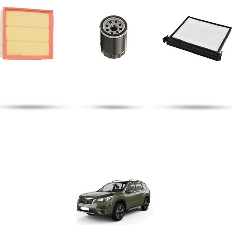 Kit tagliando 3 filtri compatibile con Subaru Forester (SK) 2.5 awd 136kw dal 2018 (1/5)