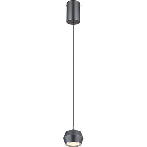 Globo - hängeleuchte - Marthy - grau - metall - Ø 10cm - LED -