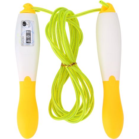 Corde À Sauter Pvc Avec Compteur - Câble En Acier Réglable - Pour Entraînement De Vitesse Et Gym - Longueur Ajustable (1/3)