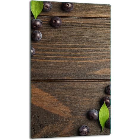 Plateau de table en panneau de verre 30x52 en bois (1/5)