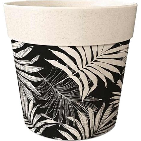Mini cache Pot noir Bambou 6 cm (1/2)