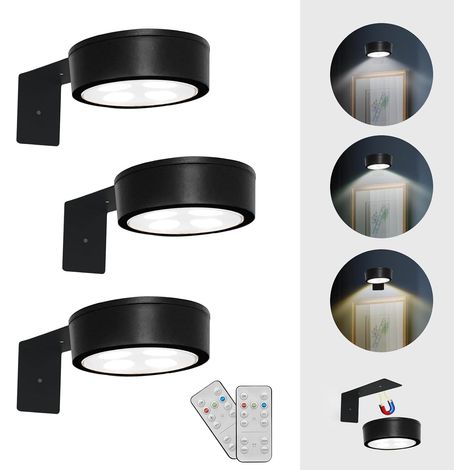 3er-Set LED-Bilderleuchten – Kabellose Wandbeleuchtung – 3 dimmbare Farben – Fernbedienung – Für Bilderrahmen und Gemälde (1/5)
