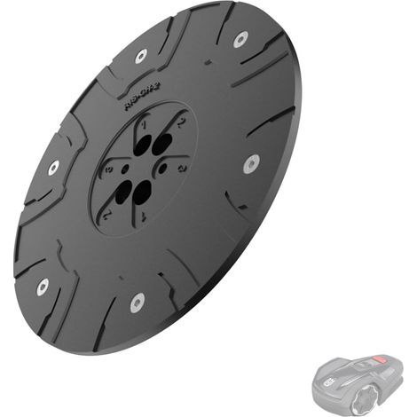 Zubehörscheibe für Flymo/Gardena RIS-GH-2 Mähroboter, Schneidscheibe mit Stahlklinge, witterungsbeständig, präziser Schnitt, 180 x 43 mm (1/5)