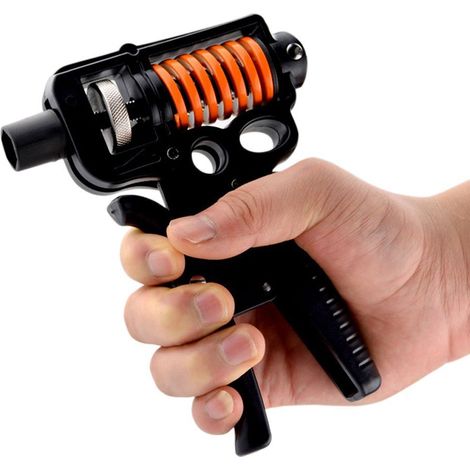 Hand Grip Trainer - Adjustable Resistance 20-50 Kg - Stainless Steel And Nylon - Forearm And Finger Strengthener - 1 Unit (1/5)