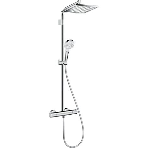hansgrohe Crometta E Colonna doccia 240 Varia con termostatico, cromo, 26785000 (1/5)