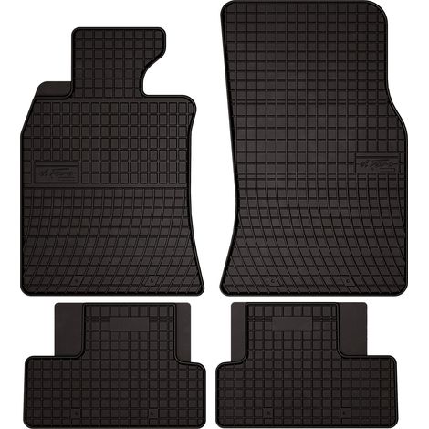 Alfombrillas de goma para coche: Mini Cooper R56 hatchback (2006-2013) - negras, a medida (1/5)