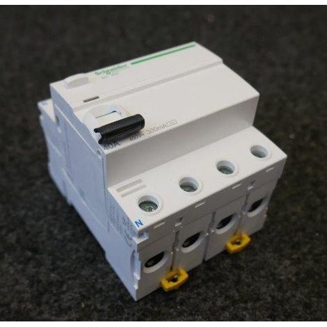 Interrupteur différentiel 40A 4P 300mA type AC 380-415V CA 50/60 Hz bornes vis Acti9 iID (1/2)