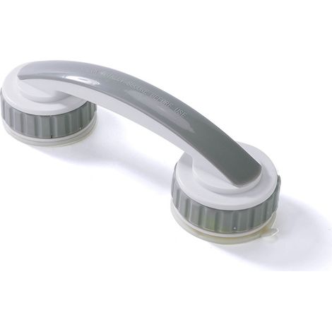 2pcs Barre de Douche sans Perçage 28CM, Poignée Ventouse Salle de Forte Prise Barres d'appui de Douche (1/5)