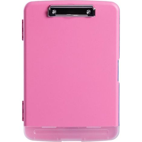 Porte-documents avec pince, bloc-notes, conception résistante à l'eau, boîte de rangement, boîte à documents avec porte-stylo intégré pour les écoles, les bureaux et les environnements industriels (1/5)