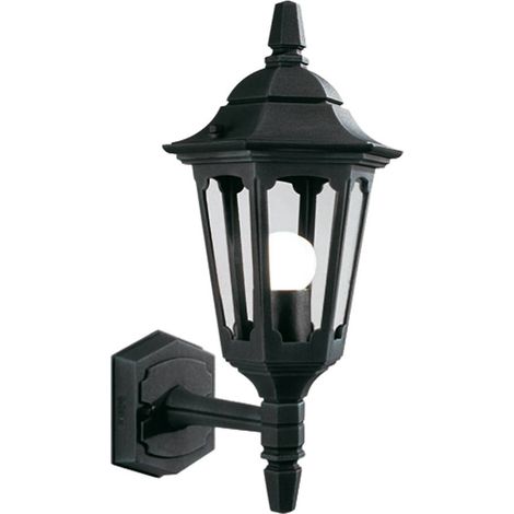 Elstead Parish - 1 Licht Außenwandlaterne Licht Schwarz IP44, E27 (1/5)