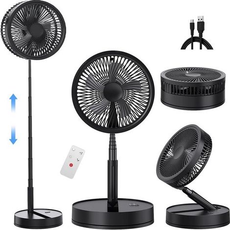 Climatiseur portable 3 en 1 avec réservoir d'eau amovible de 10 litres : combine rafraîchisseur d'air (1/5)