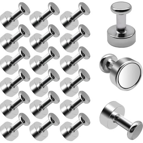 Aimants, tableau magnétique, aimants néodyme, aimants puissants, 18 pièces, 12 x 16 mm (1/5)