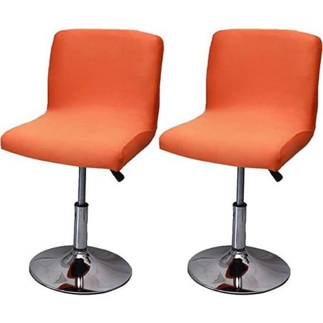 2PCS Housse de Tabouret, Extensible, Imprimée, Polyester Spandex, Siège 35-45cm, Bar Salle à Manger (1/3)