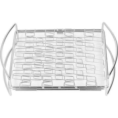Panier à griller, panier à griller en acier inoxydable, grand panier à griller pliable, accessoires pour barbecue (1/5)