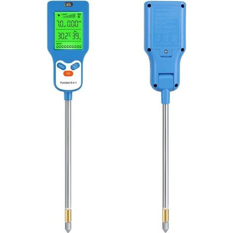 Tester professionale per pH alimentare con sonda di temperatura, compensazione automatica 0-60°C, alta precisione per acqua e paste. (1/4)