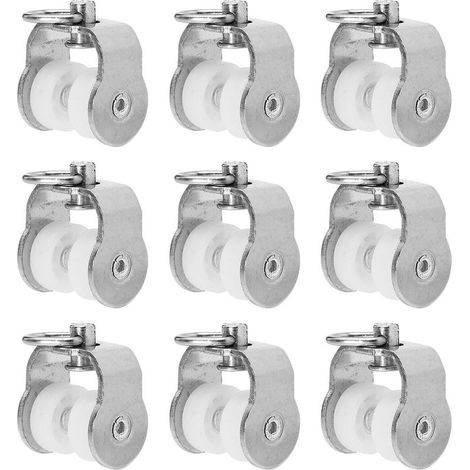 pices Poulies Mtalliques pour Rail de Rideau Roulettes (1/5)