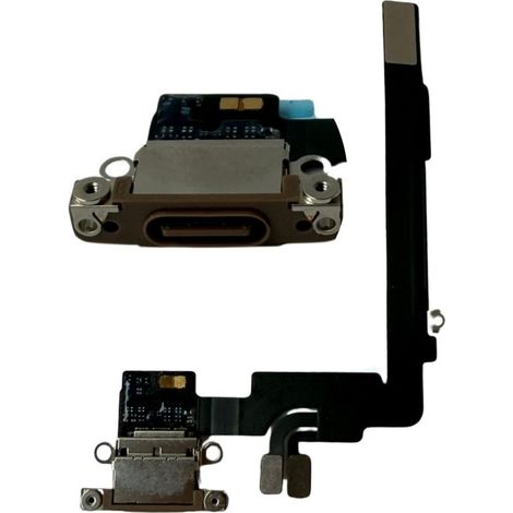 Conector de carga USB ORG original, desmontaje del iPhone 16 Pro Max (Titan del desierto) (1/4)