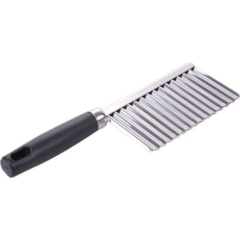 WAF Kartoffelhobel für Gemüse - Gurkenschneider - Gemüseschneider - Süßkartoffelwaffel-Kekse - Kartoffelwaffel-Fritteuse - Kartoffelschneider (Schwarz)