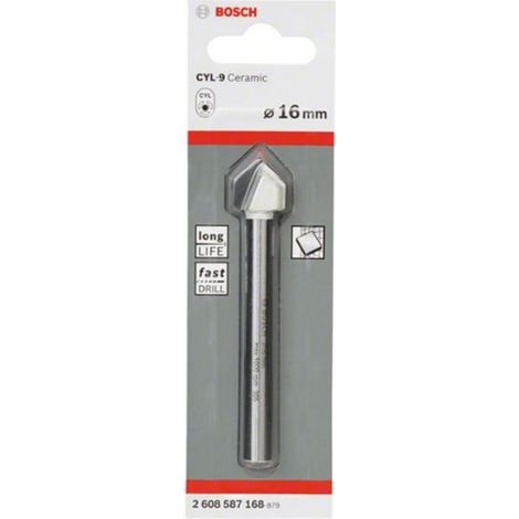 BROCA CYL-9 CERAMIC:CERAMICA, AZULEJOS:16X90 - BOSCH ACCESORIOS (1/4)