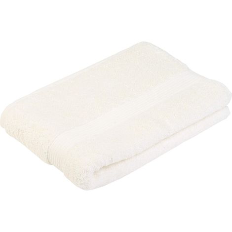 Serviette de Douche, Lot de 2, Douce et absorbante, 100% Coton, 100 x 150 cm - Nature (1/3)