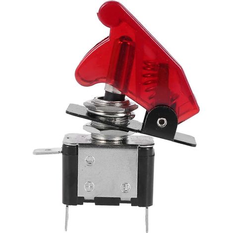 Interrupteur à bascule SPST 2 broches pour éclairage LED 12 V 20 A (voiture/camion) - FFY (1/4)