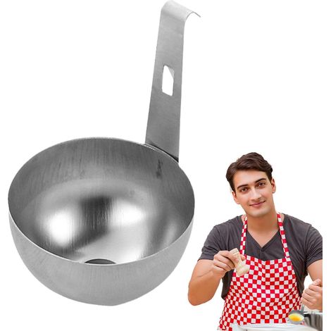Cocedor de huevos, cocedor de huevos colgante de acero inoxidable (1/5)