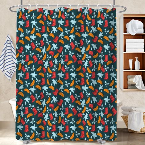 Rideau polyester pour douche 180x180 cocooning bâche polyester douche pour rafraîchir sa salle de bain (1/5)