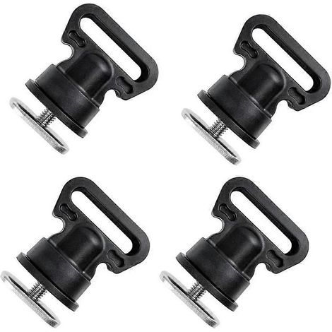 Lot de 4 sangles d'arrimage verticales pour rails marins, pour la fixation de glacières, de kayaks, de bateaux et d'accessoires d'aviron. (1/5)