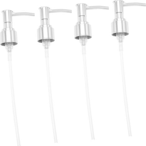 PP Pumpenköpfe für Emulsionsflaschen 4 Stück lange Düse