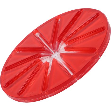 Protecteur anti-éclaboussures accessoire pour robot pâtissier à bol relevable 6 fouets filaires déflecteur anti-projections rond rouge (1/5)