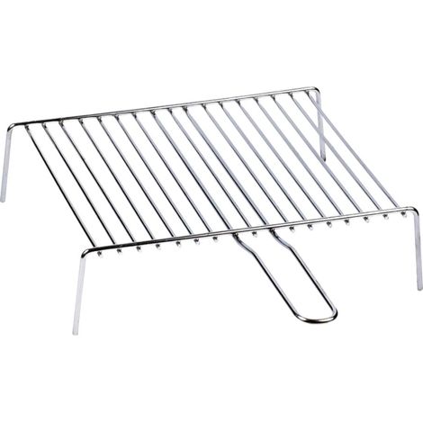 Graticola per camino barbecue in acciaio - 35x70 cm