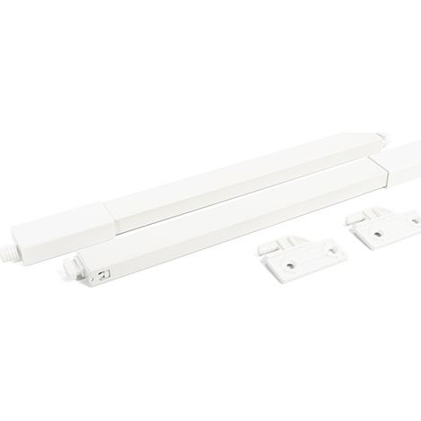 JUEGO DE VARILLAS RECTANGULARES PARA CAJÓN QUBE ACABADO BLANCO (1/4)