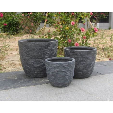 CICLA - set di 3 vasi da giardino (1/2)