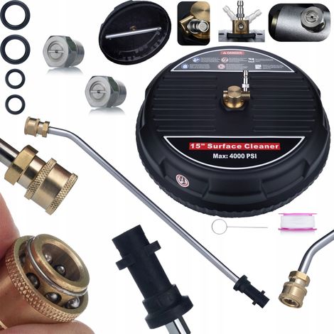 Set di Accessori per Idropulitrice compatibile con Kärcher K2–K7 – T-Racer 15" e Lancia 34 cm  Alta Pressione, Qualità e Durata