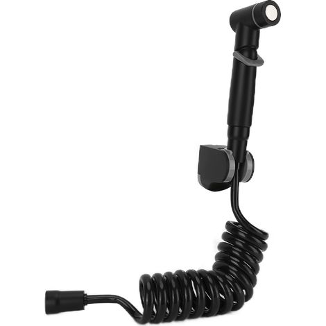 Douchette WC portable G1/2 avec support pour tuyau, idéale pour bébé et hygiène personnelle, accessoire salle de bain pratique. (1/5)
